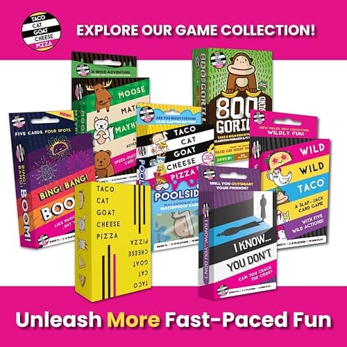 Taco Cat Goat Cheese Pizza Wildly Entertaining Card Game for Family and Group Game Night | Easy to Learn and Play with 10-15 Minute Rounds | Fun for Kids, Teens, Adults, and Families | 2-8 Players thumbnail 7