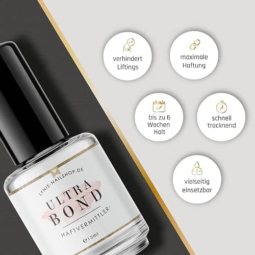 Ultra Bond für Gelnägel & Acrylnägel als Haftvermittler gegen Liftings mit verstärkter Haftung durch aufstellen der Schwitzschicht 15ml · Lynis-Nailshop.de thumbnail 3