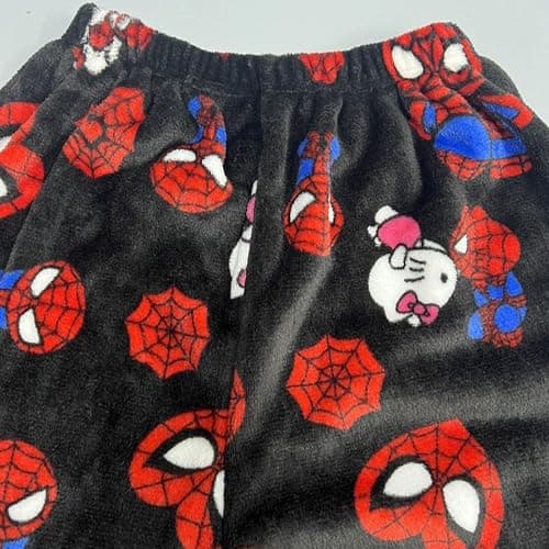 Pyjama Hose Damen Pyjamahose Lang Flanell Schlafanzug Hosen Schlafanzughose Anime Cartoon Kawaii Kuschelig Weich Bequeme Warm Flauschig Y2k Casual Frauen Männer Schlafhose für Zuhause Lounge thumbnail 4