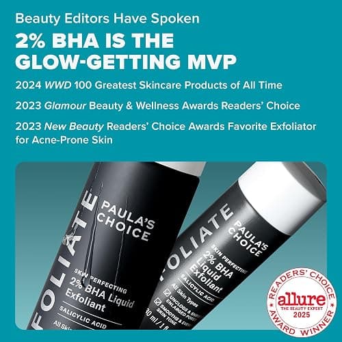 Paula's Choice SKIN PERFECTING 2% BHA Liquid Exfoliant with Salicylic Acid, Facial Polish for Enlarged Pores, Wrinkles & Fine Lines, Suitable for Blackhead-Prone Skin, Fragrance-Free thumbnail 6