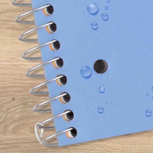 Five Star Spiral Notebook + Study App, 3 Subject, College Ruled Paper, 8.5" x 11", 150 Sheets, Blue (Color May Vary) (820003NH0) thumbnail 7
