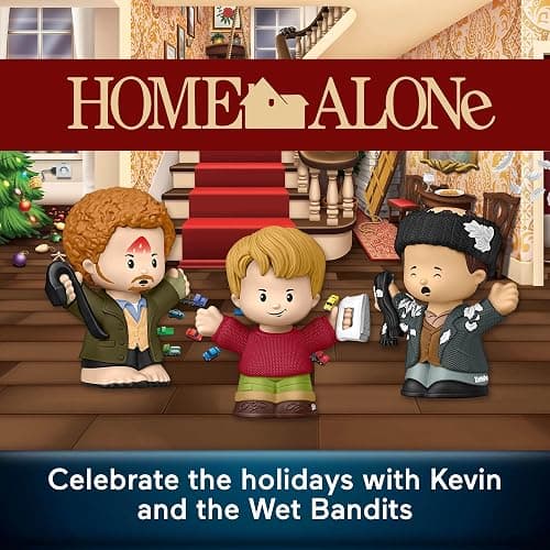 Little People Collector Home Alone Special Edition Set for Movie Fans, 3 Character Figures in a Display Package thumbnail 4