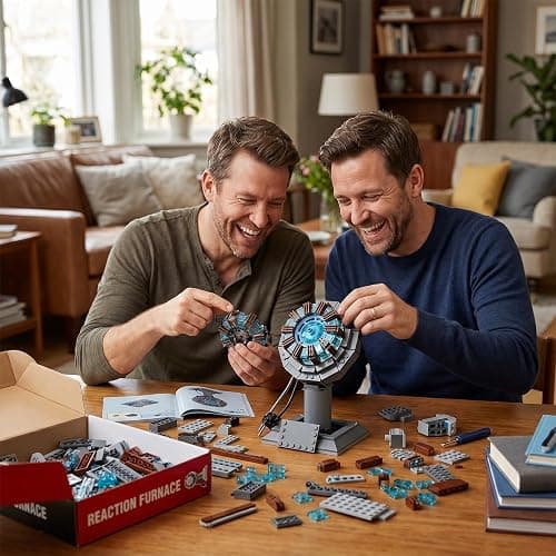 APENGBAOL Arc Reactor Building Block Set, A Model Toy Proof that Tony Has A Heart,A Gift for Adults and Children thumbnail 2