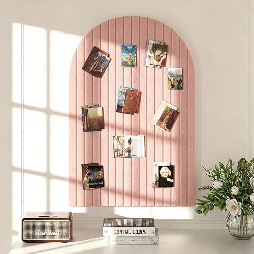 Felt Bulletin Board 35" x 24", Cork Board Alternative with 30 Push Pins | 3 Customizable Modular Decorative Felt Pin Board, Vision Board for Office Home Bedroom Wall Decor, Photo Picture Display - Image 1