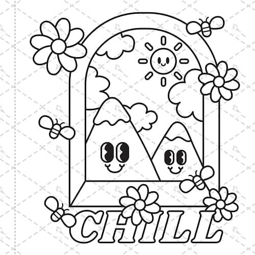 Cozy Coloring Good Vibes: 50+ Bold and Easy Perforated Pages to Color thumbnail 10