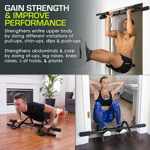 ProsourceFit Pull Up Bar for Multi Use Fitness & Home Gym Exercise thumbnail 6