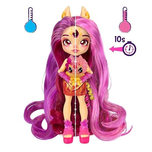 Magic Mixies Pixlings Deluxe Pack, Pippa The Firehorse Pixling. Now with Shimmer Reveal thumbnail 5