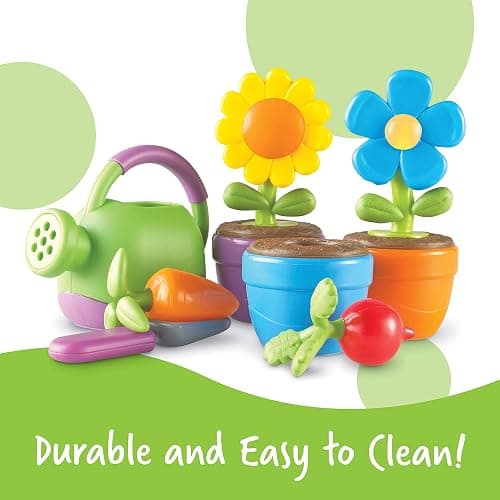 Learning Resources New Sprouts Grow It! Toddler Gardening Set - 9 Pieces, Ages 2+ Toddler Learning Toys, Garden Toys for Kids, Spring and Easter Toys for Boys and Girls thumbnail 6