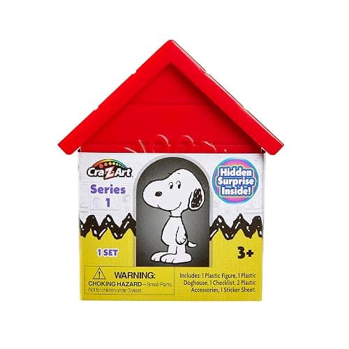 Cra-Z-Art Peanuts Crystal Surprise, Mini Plastic Crystal-Like Figures and Snoopy House Collectible Blind Bag Inspired Kids Toys for Ages 3 and Up thumbnail 5