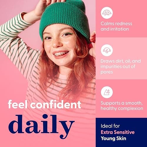 Calm+Bright Facial Mask for Teens - Soothing, Non-Drying, pH-Balanced Skincare by Dr. Angela Casey Sensitive Calming Gentle Radiant thumbnail 3