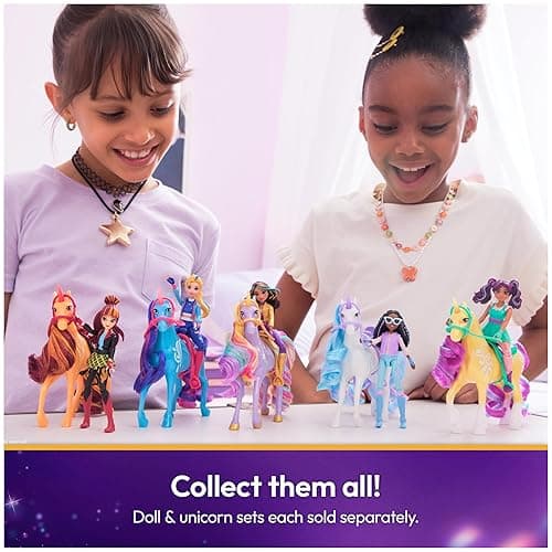 Unicorn Academy, Sophia & Wildstar with 2 Accessories & Hair Tool, Dolls & Unicorn Toys for Girls Ages 4 and up - Sophia & Wildstar thumbnail 2