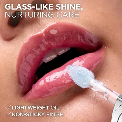 L'Oreal Paris Plump Ambition pH Hyaluron Lip Oil, Color Shifting Lip Tint with 24HR Hydration, Volumizing Shine and Lasting Color, 020 pH Rosé thumbnail 7