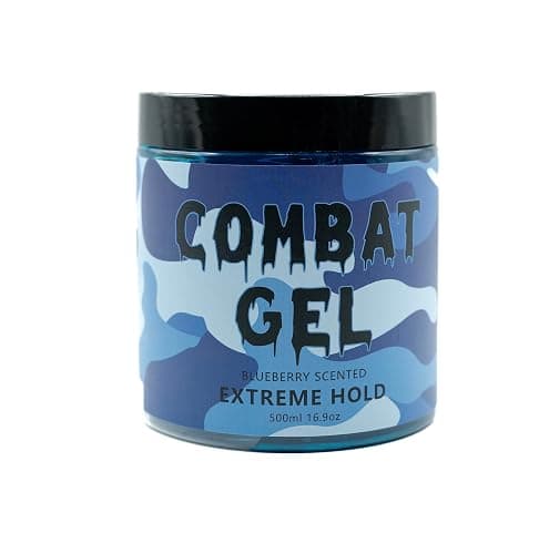 Combat Gel extreme hold hair gel (500 ML, Blueberry) thumbnail 2
