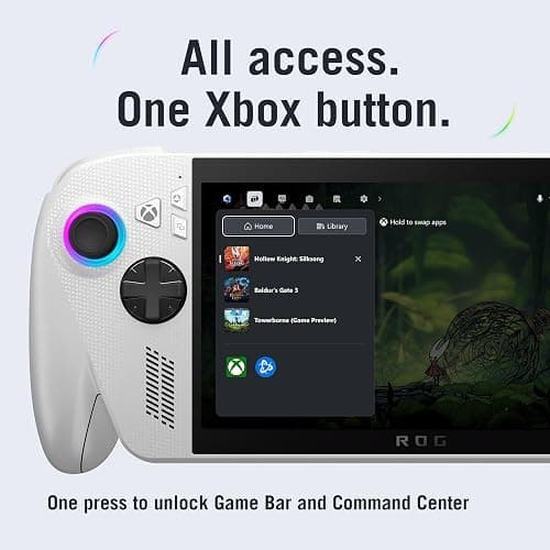 ASUS ROG Xbox Ally 7” 1080p 120Hz Gaming Handheld Touchscreen AMD Ryzen™ Z2 A 16GB RAM 512GB SSD White thumbnail 8