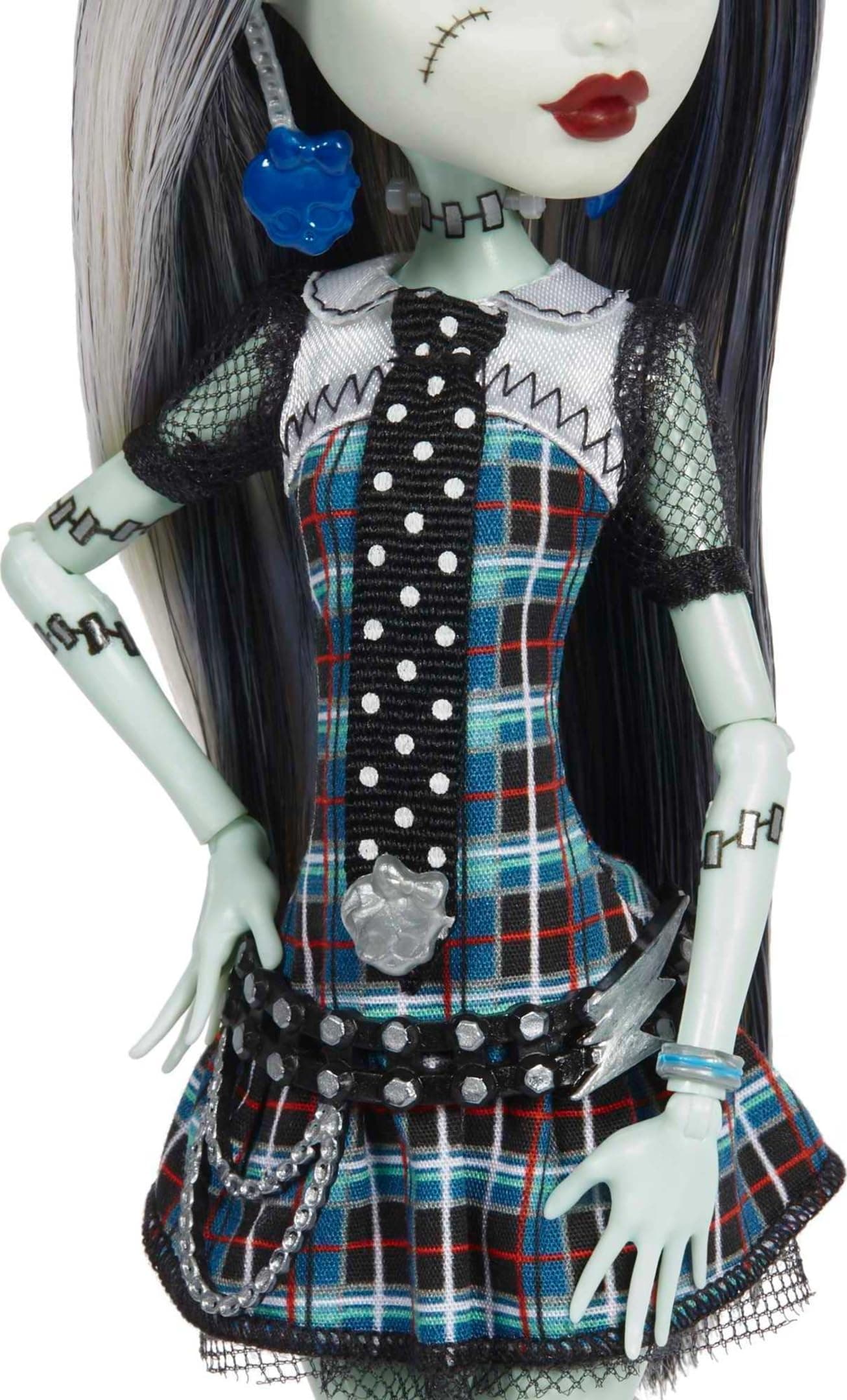 Monster High Frankie Stein Boo-Riginal Creeproduction Doll with Doll Stand & Accessories thumbnail 4