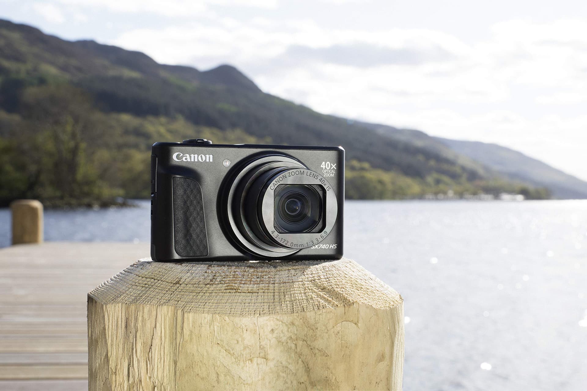 Canon SX740 HS PowerShot - Black thumbnail 2