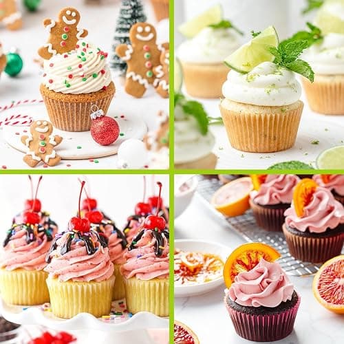 Suuker Large Piping Tips Set, Stainless Steel Cake Decorating Tips, 5 Pieces Frosting Icing Tips for Cake Decorating, Cupcakes, Cookie (1A 1E 1C 9FT 356) thumbnail 4