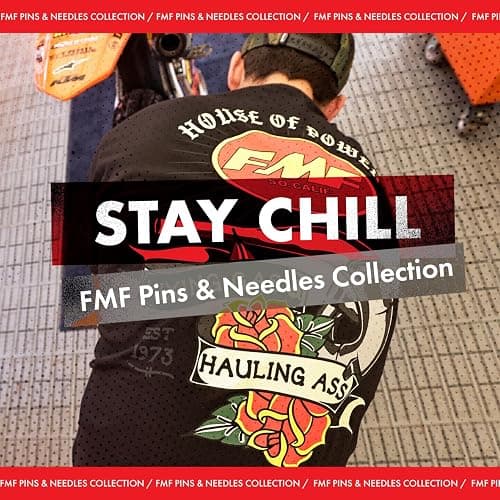 FMF Pins & Needles Tee - Crew Neck Mens T Shirt, Motocross, Dirt Bike T Shirts Blk - Small - Blk thumbnail 7