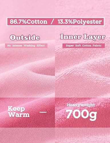 FAIABLE Women's Sweatpants Wide Leg - Super Soft Sweat Pants Fleece Baggy Joggers with Pockets, Drawstring & Relaxed Fit thumbnail 5