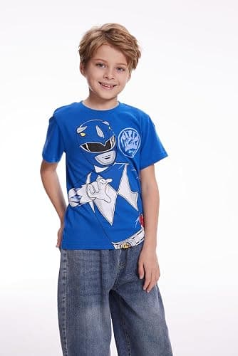 Power Rangers Boys 4 Pack Short Sleeve T-Shirt for Little Kids thumbnail 2
