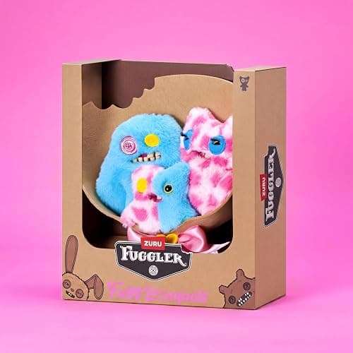 Fuggler Bouquets: 2x9 Inch + 1x3.5 Inch Plush Set (Sasquoosh, Stinkface, Squooshface) by ZURU, Funny Ugly Monster Designs, Unique Gift for Collectors | Sasquoosh, Stinkface, Squooshface, Funny Ugly Monster Designs, Unique Gift for Collectors thumbnail 4