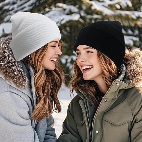 NPQQUAN Unisex Beanie Hats for Men Women Winter Knit Beanies thumbnail 4