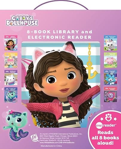DreamWorks Gabby's Dollhouse - Me Reader Electronic Reader and 8 Sound Book Library - PI Kids (Me Reader and 8-Book Library) thumbnail 2