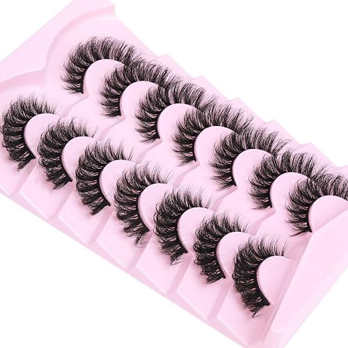 Geeneiya Short Cat Eye Lashes Mink Lashes Natural Look Wispy False Eyelashes 15mm Volume Extension Fox Eye Fake Eyelashes Extension thumbnail 4