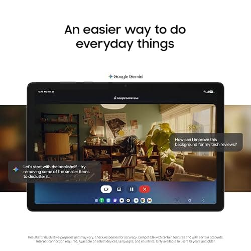 Samsung Galaxy Tab A11+ 6GB RAM, 128GB Storage, Expandable Storage, Gray | Optimized Performance, Long Lasting Battery, Large Display, Dolby Atmos Speakers, AI Assist, Slim, Light, 2 Year Warranty thumbnail 7
