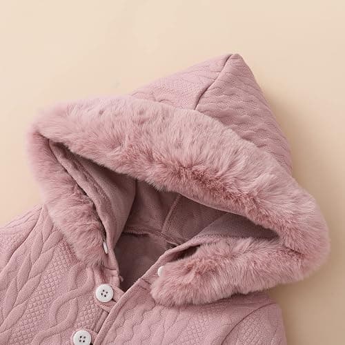 MIEKISA Baby Clothing Sets Girls Hooded Long Sleeve Romper and Pants Outfit Infant Clothing layettes thumbnail 3
