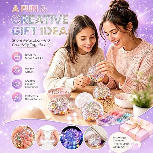 DIY Dumpling Squishy Making Kit,8 Empty Fillable Sensory Squeeze Bags, Vacuum Pressure Fidget for Anxiety Relief, Transparent Steamed Bun Style for Adults thumbnail 6
