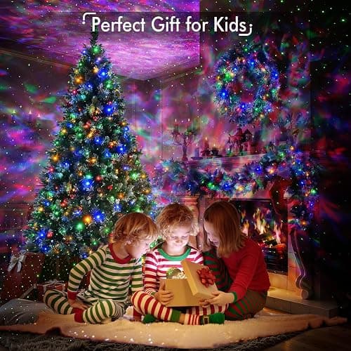 Rossetta Galaxy Projector, Star Projector for Bedroom, Night Lights for Kids Room with White Noise, Bluetooth Speaker, Timer and Remote, Room Decor, Gifts for Girls, Boys, Adults, Christmas, Birthday - White thumbnail 7