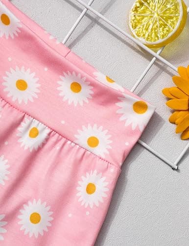 TyeSmo Infant Newborn Baby Girl Clothes Baby Girl Outfits For All Seasons Long Sleeve Snap Romper Pant Sets With Headband thumbnail 6