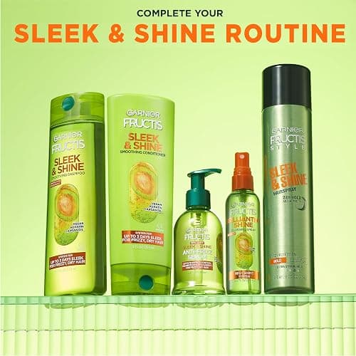 Garnier Fructis Style Sleek and Shine Anti-Humidity Hairspray, Ultra Strong Hold, Frizz Protection 8.25 Oz, 1 Count (Packaging May Vary) thumbnail 7