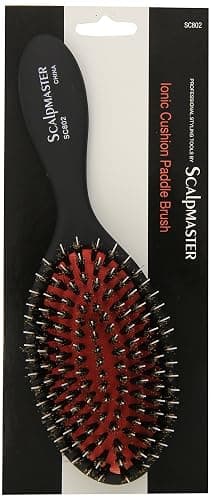 Scalpmaster Ionic Porcupine Boar Bristle Cushion Hair Brush - Image 1
