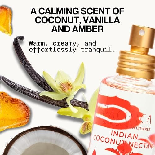 Pacifica Indian Coconut Nectar Perfume Spray – Tropical Vanilla & Coconut Fragrance, Layerable Beachy Perfume for Women, Clean, Non-Toxic, Vegan & Cruelty-Free Formula, All-Day Long Lasting thumbnail 2
