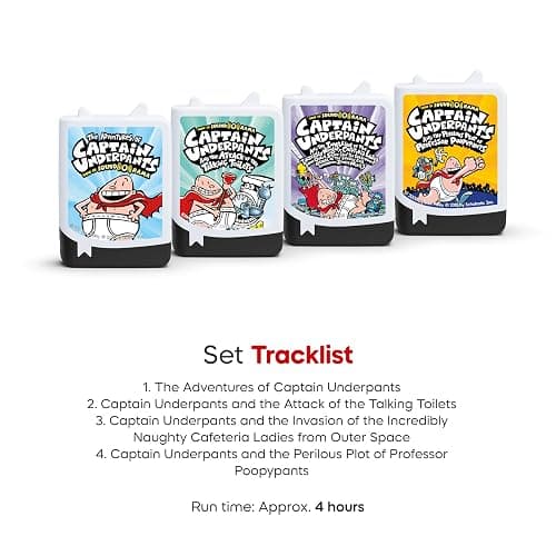 Tonies Captain Underpants Audiobook Set - 4 Pack thumbnail 5