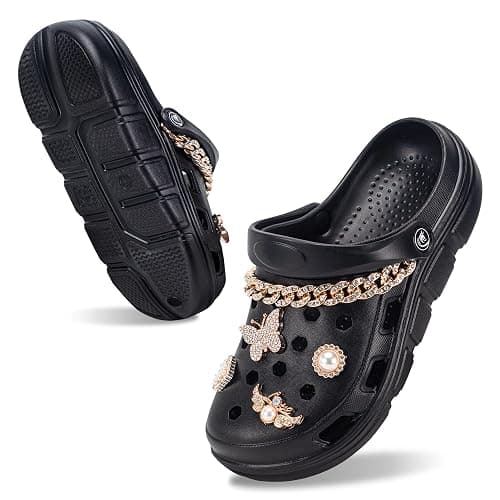 PIMIO Garden Clogs for Women and Men,Slip On Work Shoes with Arch Support,Womens Mens Quick-Dry Water Shoes Casual Sandals,Comfortable Slippers thumbnail 5
