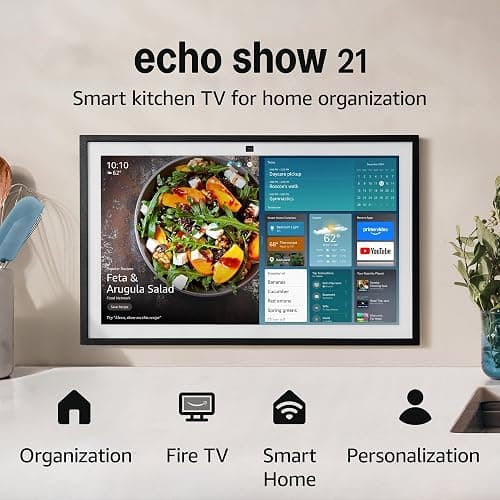 Amazon Echo Show 21 (newest model), Full HD 21" kitchen hub for home organization, with built-in Fire TV and Alexa thumbnail 9