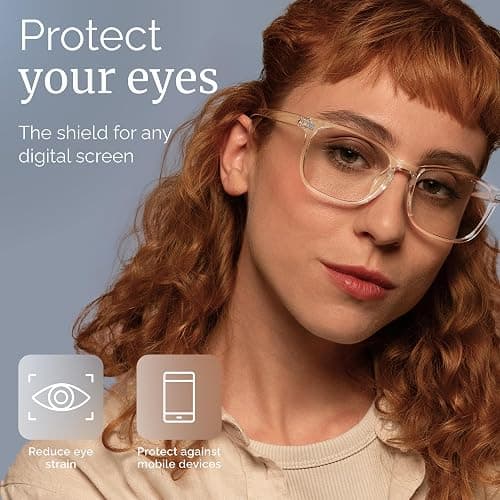 livho High Tech Blue Light Glasses - Advanced up to 99% Blue Light Blocking Computer Glasses - Screen Fatigue & UV Protection thumbnail 2