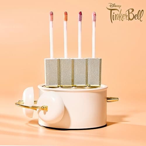 Disney Lip Gloss Collection, Belle Masion – Cosmetic Makeup Set for Daily Glam for Women and Girls, Tinker Bell, 4 Pcs thumbnail 6