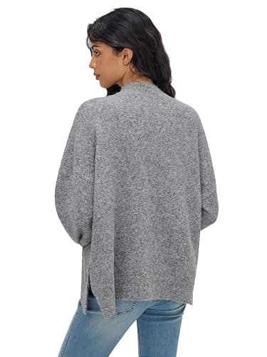 CIDER Womens Oversized Knit Sweater Pullover Crew Neck Casual Jumper Cozy Sweaters 2025 Trendy thumbnail 4