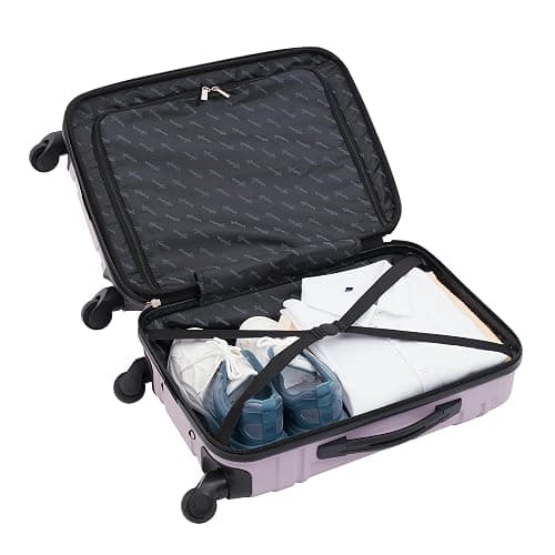 Wrangler 20" Astral Hardside Carry-On Luggage, Lilac thumbnail 6
