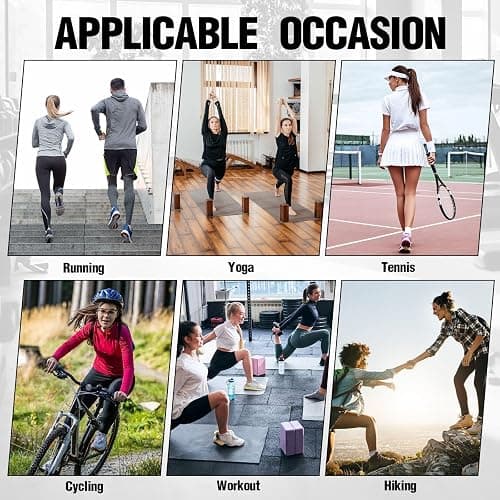 Coume 4 Pack Women's Compression Long Sleeve Shirts Crew Neck Workout Tops Quick Dry Gym Running Athletic Sports Underscrubs thumbnail 7