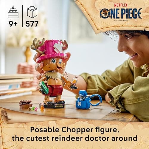 LEGO ONE PIECE Tony Tony Chopper 75643 | Building Toys for Boys & Girls, Ages 9+, Display Set for Bedroom or Book Shelf, 577 pieces, Gift for Birthdays thumbnail 3