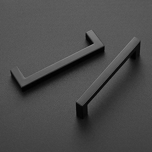 Ravinte 30 Pack 5 Inch Kitchen Square Cabinet Handles Matte Black Pulls Drawer Hardware for Cabinets Cupboard thumbnail 4