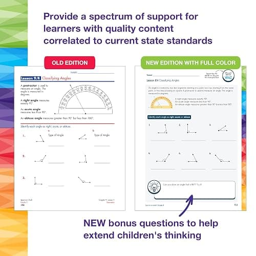 Spectrum 5th Grade Math Workbooks, Mathematics Activity Book for Kids Ages 10-11, Geometry, Fractions, Decimals, Algebra Prep, and More, Classroom and Homeschool Curriculum thumbnail 3