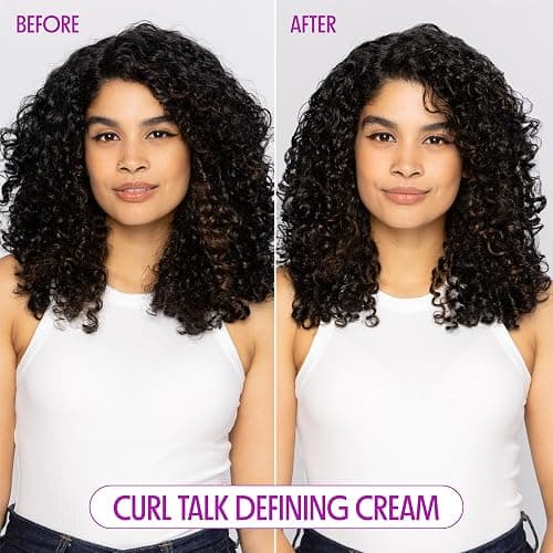 Not Your Mother's Curl Talk Curl Defining Spray Gel and Curl Defining Cream | 6 fl oz Each - Formulated with Rice Curl Complex - For All Curly Hair Types - Citrus Jasmine Scent thumbnail 4