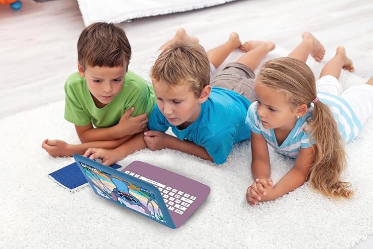 Lexibook - Disney Stitch - Bilingual English/Spanish Educational Laptop, 124 Language Activities, Writing, Maths, Logic, Music and Games, Boys and Girls, JC598Di2 thumbnail 2