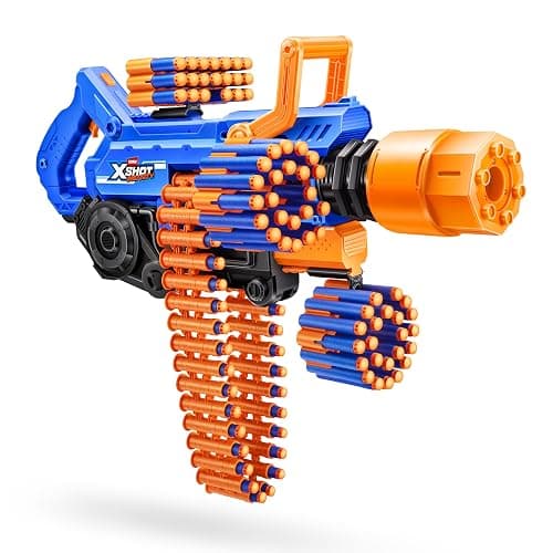XSHOT Insanity Smoking Barrel Blaster Gun with 72 Air Pocket Technology Darts by ZURU with Smoking Mechanism, Outdoor Toy for Kids, Boys and Girls Aged 8+ - Image 1
